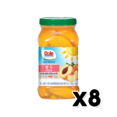 Dole 후룻바틀 황도 과일컵 666g x 8개