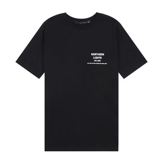 카이아크만 프린트 반팔 티셔츠(KQBTS517W0_BK)