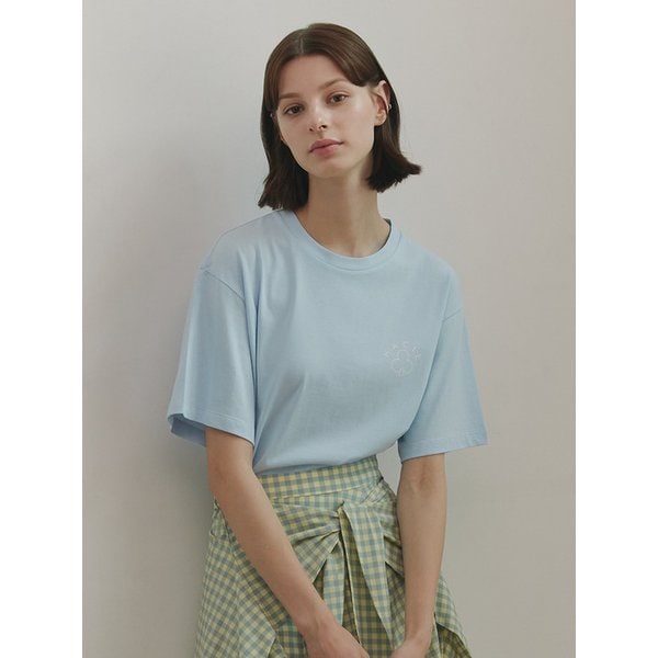 SIDE SLIT CRAYON T-SHIRTS [8COLORS]