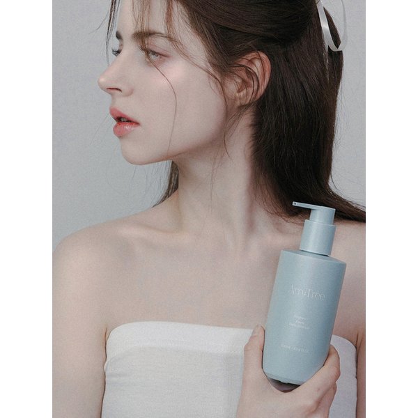 프레그런스 숲 퍼퓸 바디앰플 캄그린 우디&허브 바디로션  300ML