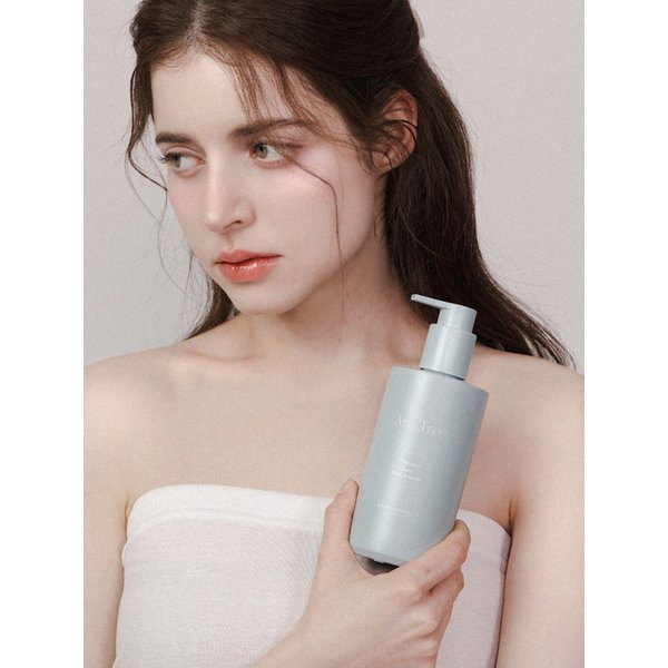 프레그런스 숲 퍼퓸 바디앰플 캄그린 우디&허브 바디로션  300ML