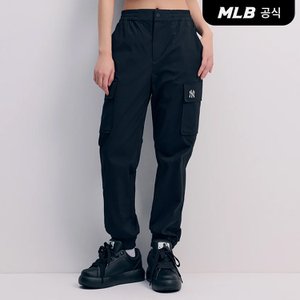 MLB [코리아공식]베이직 고프코어 카고 조거 팬츠 NY (Black)