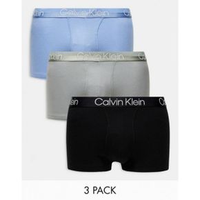 4544229 Calvin Klein modern structure cotton briefs 3 pack in multi 76270848