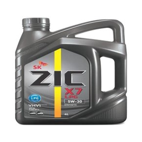 SK엔무브 엔진오일(LPG) ZIC X7 LPG 5W-30 4L (WD53F41)