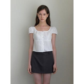 카인더베이비 bebe blouse top - white