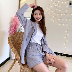 린넨 자켓 투피스 세트_P060692455