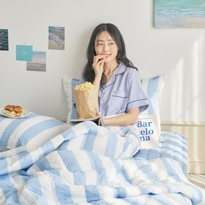 ON 팝핑 시어서커 퀸 차렵이불 200X220 블루스트라이프