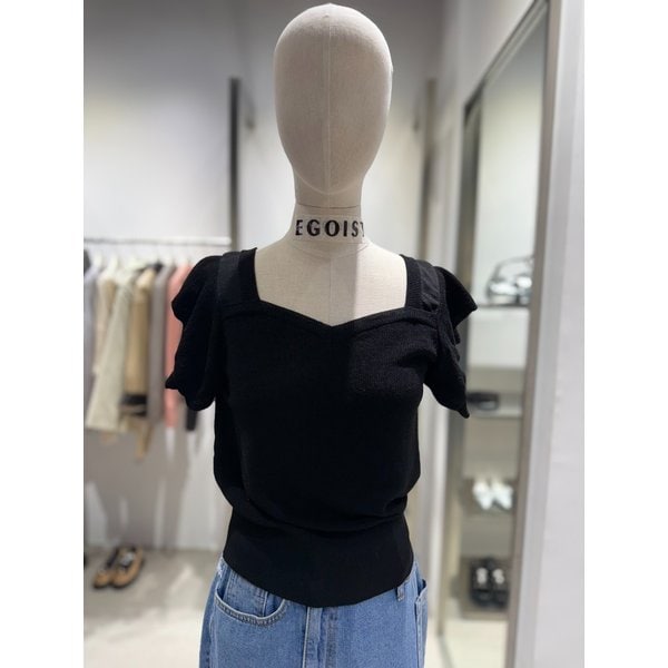 [여주점] 소매 2단 프릴 반팔 풀오버 ES2JK400