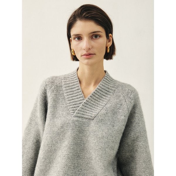 RTW ALPACA V-NECK KNIT TOP _3COLORS