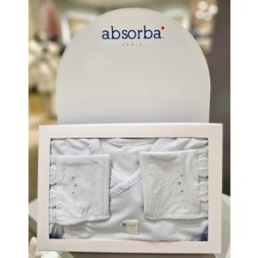 [압소바 25년 뱀띠임신출산선물] 톤톤 모달 배냇슈트(A2A10109)블루