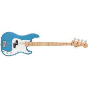 일본 펜더 재즈마스터 Squier by Fender Sonic Precision Bass 메이플 핑거보드 화이트 픽가드