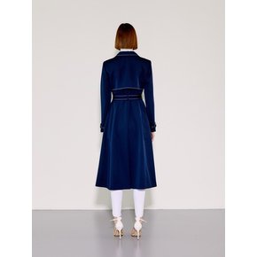 The tailored trench coat [Navy]