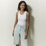Organic Cotton Denim Bermudas INDIGO