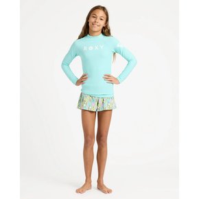 8~16세 GIRL HEATER LS LYCRA 안감 기모 슬림핏 긴팔 래쉬가드 (TG21BR015)