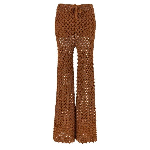 확대된 대표 에르마노 설비노 스트레이트 팬츠 D465P304FMTJJ91230 Brown