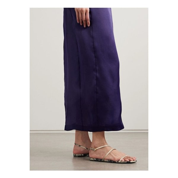 케이트 루프 스네이크 이펙트 가죽 샌들 스네이크 프린트 1647597358817406