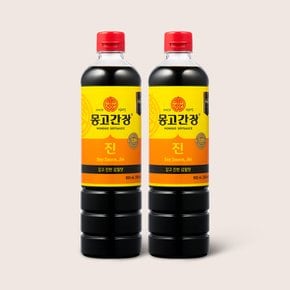 [몽고식품] 진간장 900ml x 2개