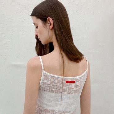 나인(Atelier Nain) [25S/S](택가:35,000원)백 레이스 슬리브리스 티(T-7027)