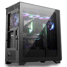 MSI MPG 궁니르 300R 에어플로우 미들타워 케이스 블랙