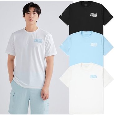 디스커버리 남성 핫썸머 스몰 그래픽 반팔 티셔츠(DMRS6G043)