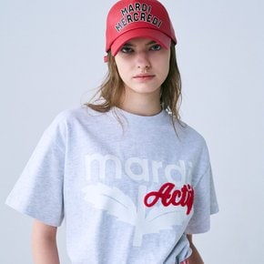 [마르디메크르디악티프]T-SHIRT ACTIF BLOOMMARDI_HEATHER RED/AFK31JSS002HTRD