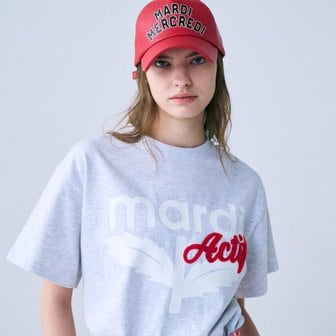 Mardi Mercredi Actif [마르디메크르디악티프]T-SHIRT ACTIF BLOOMMARDI_HEATHER RED/AFK31JSS002HTRD