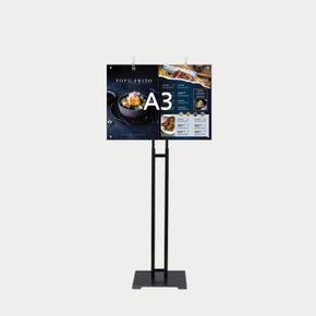 집게형 메뉴판 사인스탠드 A3 2기둥 (S51581972)