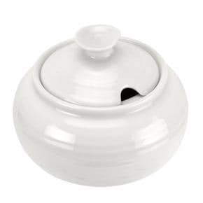 [해외직구] 포트메리온 소피 콘란 아이스 화이트 커버드 슈가 볼 310ml Portmeirion Sophie Conran ? Ice White Covered Sugar Bowl 310ml