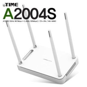 ipTIME(아이피타임) A2004S 11ac 유무선 공유기 (WE8B7F7)