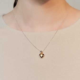 Hei [오마이걸 아린,레드벨벳 조이 착용]combi heart ball necklace