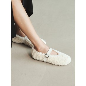 토푸 시어링플랫 Tofu Shearing Flat Shoes 23F57IV