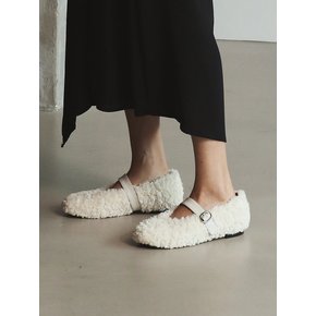 토푸 시어링플랫 Tofu Shearing Flat Shoes 23F57IV