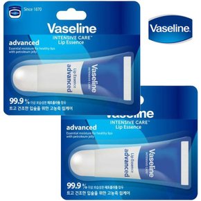 바세린 립케어 99.9% 보습 어드밴스드 10ml x2개
