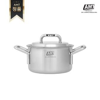 AMT [정품] AMT 316Ti 통5중 샤프 양수 냄비 16cm