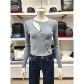 Calvin Klein Jeans [파주점] [캘빈클라인진]CK진여성 어시메트릭 버튼다운 가디건(ZW02500-PN6)