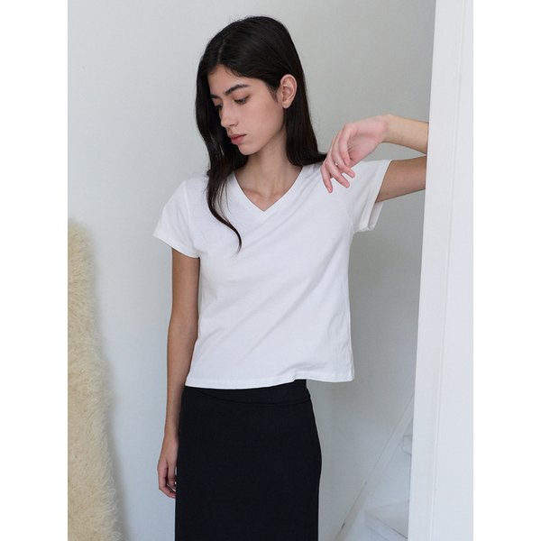 Classic V-neck tee _ 5color
