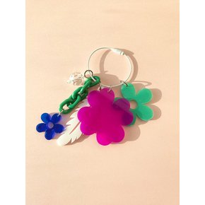 VIVID PK CLOVER BAG CHARM