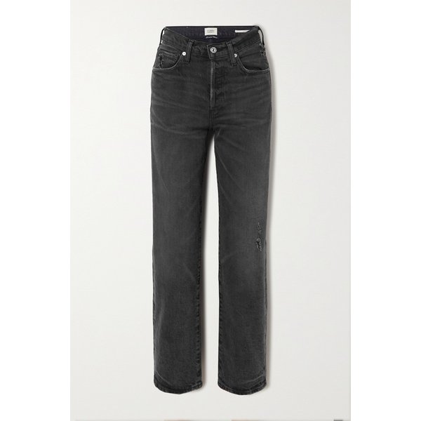 Dylan High-rise Tapered Jeans 블랙