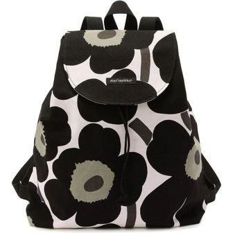  일본 마리메꼬 백팩 Marimekko 42279 PEINI UNIKKO NIPPU 화이트 x 블랙99 블랙 1630076