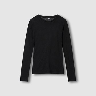 JAJU 여 발열온감 울 블렌디드 긴팔 티셔츠 J115401007099