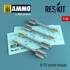 CGRS48-0017 1대48 R-73 미사일 4개 포함 - MiG-29, Su-27/Su-30/Su-33/Su-34/Su-35