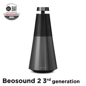 공식 수입 베오사운드 2 3세대 (Beosound 2 3rd gen.) Black 프리미엄 블루투스 스피커