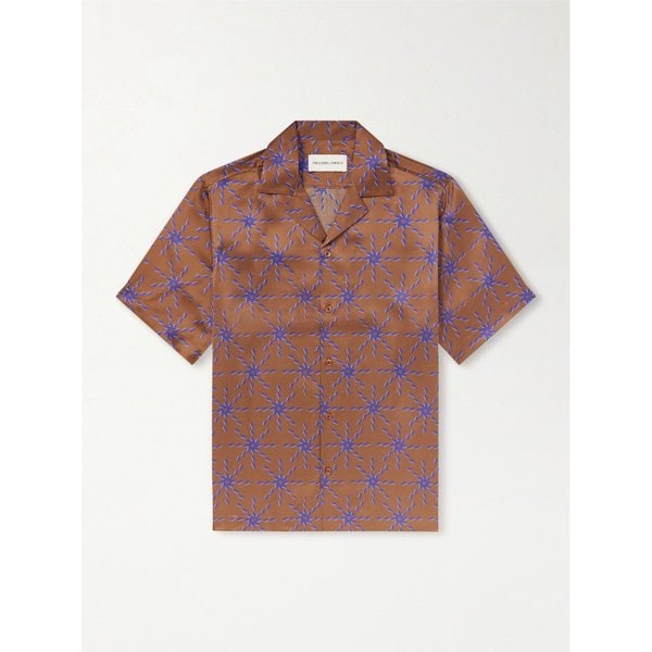 프레스코볼 카리오카 로베르토 프린트 실크 셔츠 46376663163008332