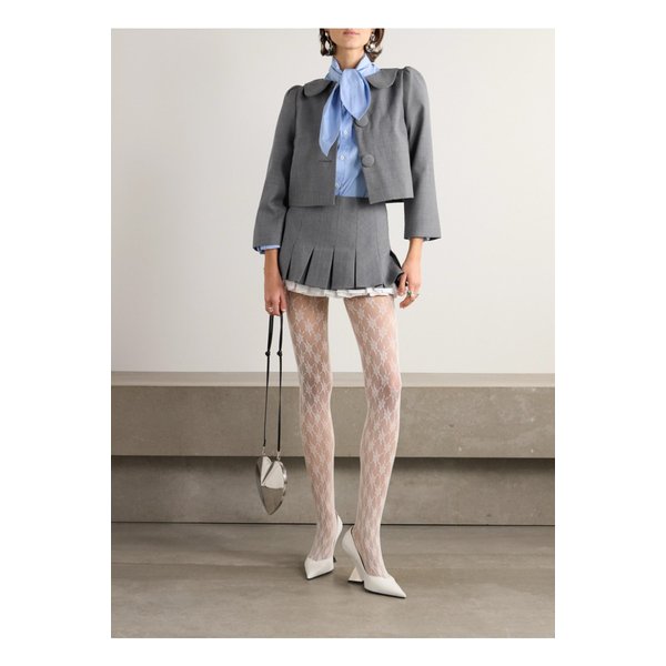 크롭 그랑 드 푸드르 재킷 그레이 1647597352205347