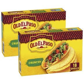 Old El Paso 올드엘파소 타코쉘 18입 2팩 크런치