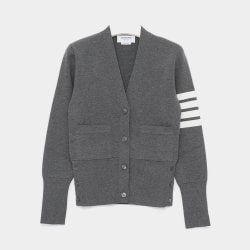 톰브라운 26FW 사선완장 밀라노 스티치 울 여성 가디건 FKC207A 00014 035