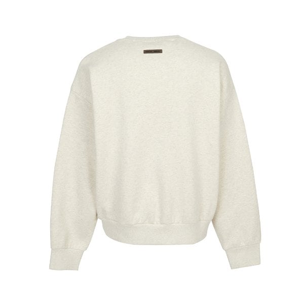 [부산점] 에센셜 남성 기모 맨투맨 192HO256552F OATMEAL HEATHER