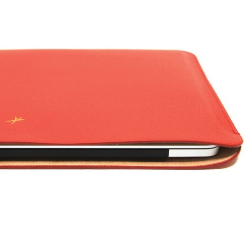  맥북프로 터치바 Macbook Pro 맥북 13형 가죽 파우치(로얄레드) 상품이미지 2