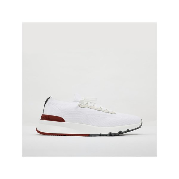 (스크래치)브루넬로쿠치넬리 백로고 니트 러너 남성 스니커즈 MZUPMBO252 CJ987