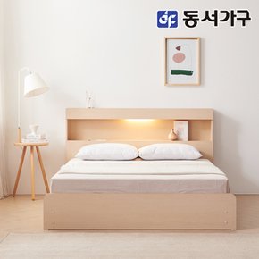 소프 레이첼 LED 3서랍수납형 Q 침대 DDM037